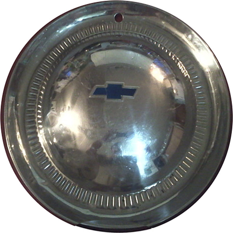 1953 shop chevy hubcaps